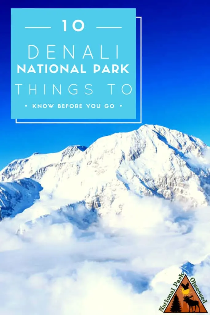 Planning a trip to Denali National Park and Preserve, Alaska? Denali is home to a diverse landscape from the highest mountain in North America to taiga forest. The park has 6 million acres to explore. Here are 10 things to know before visiting Denali National Park and Preserve. #denali #denalinationalpark #denalinps #alaska