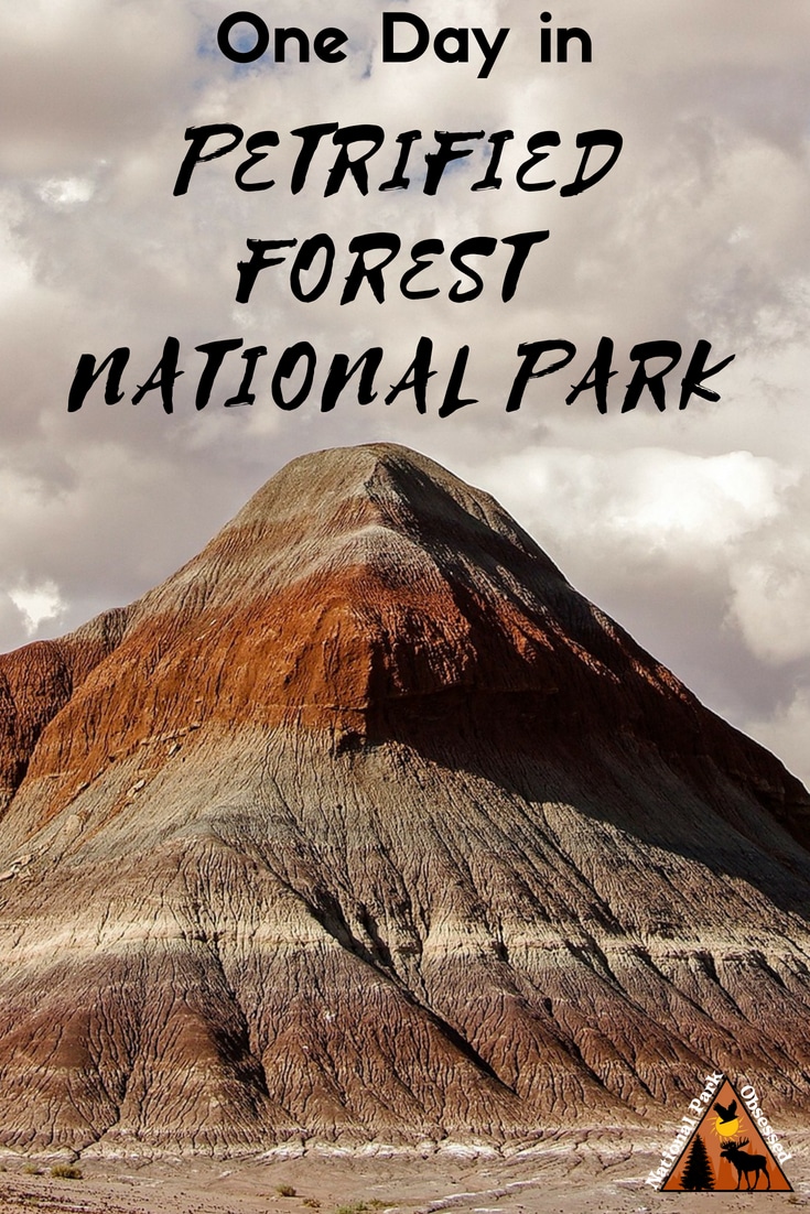 Heading down Historic Route 66 and planning to stop at the Petrified Forest? Check out how to spend one day in Petrified Forest National Park, Arizona. #arizona #PetrifiedForest #PetrifiedForestNPS #PetrifiedForestNationalPark #Petrified #RoadTrip