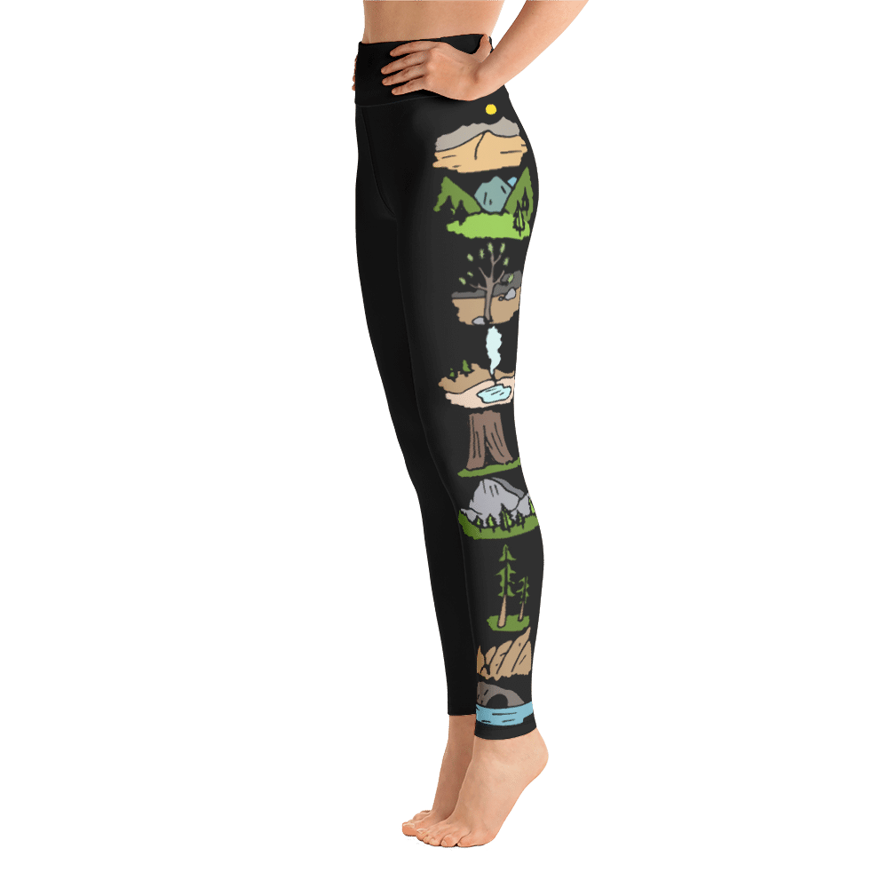California National Parks Leggings National Park Obsessed