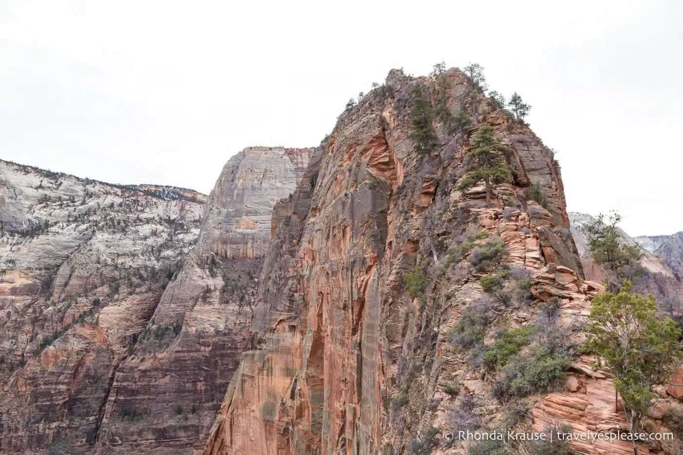 The trail up to Angel's Landing