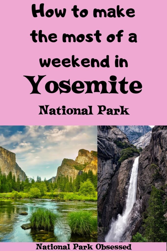 Looking to spend two days in Yosemite National Park?  Here is everything you need to know to make the most of your weekend in Yosemite National Park.