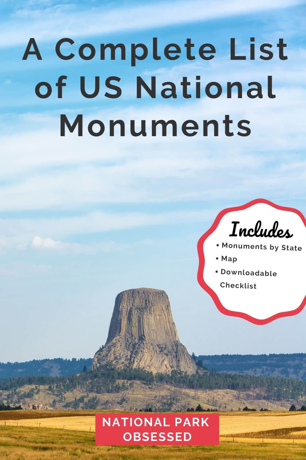 2025 US National Monuments List & Map (+ Downloadable Checklist