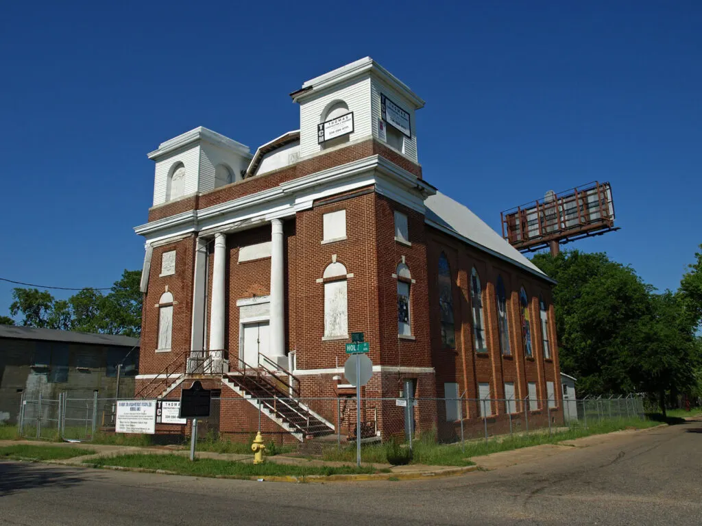 A church along the Selma to Montgomery National Historic Trail