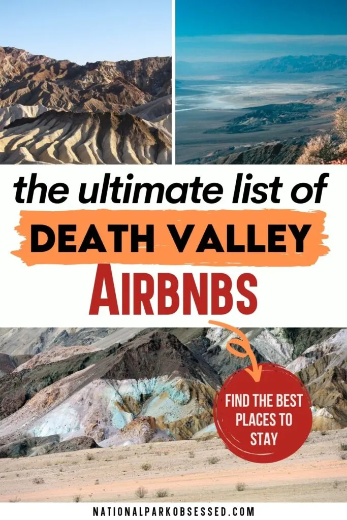 Click HERE to learn about the best Death Valley Airbnb. We have compiled a list of the most amazing Airbnbs near Death Valley National Park to use as a base to explore.
Death Valley Hotels / Death Valley accommodations / accommodations near Death Valley/ Hotels near Death Valley vacation/ Airbnb Death Valley / Death Valley National Park Airbnb / where to stay in death valley / airbnb death valley national park / cabins in death valley rentals / death valley vrbo / airbnb near death valley
