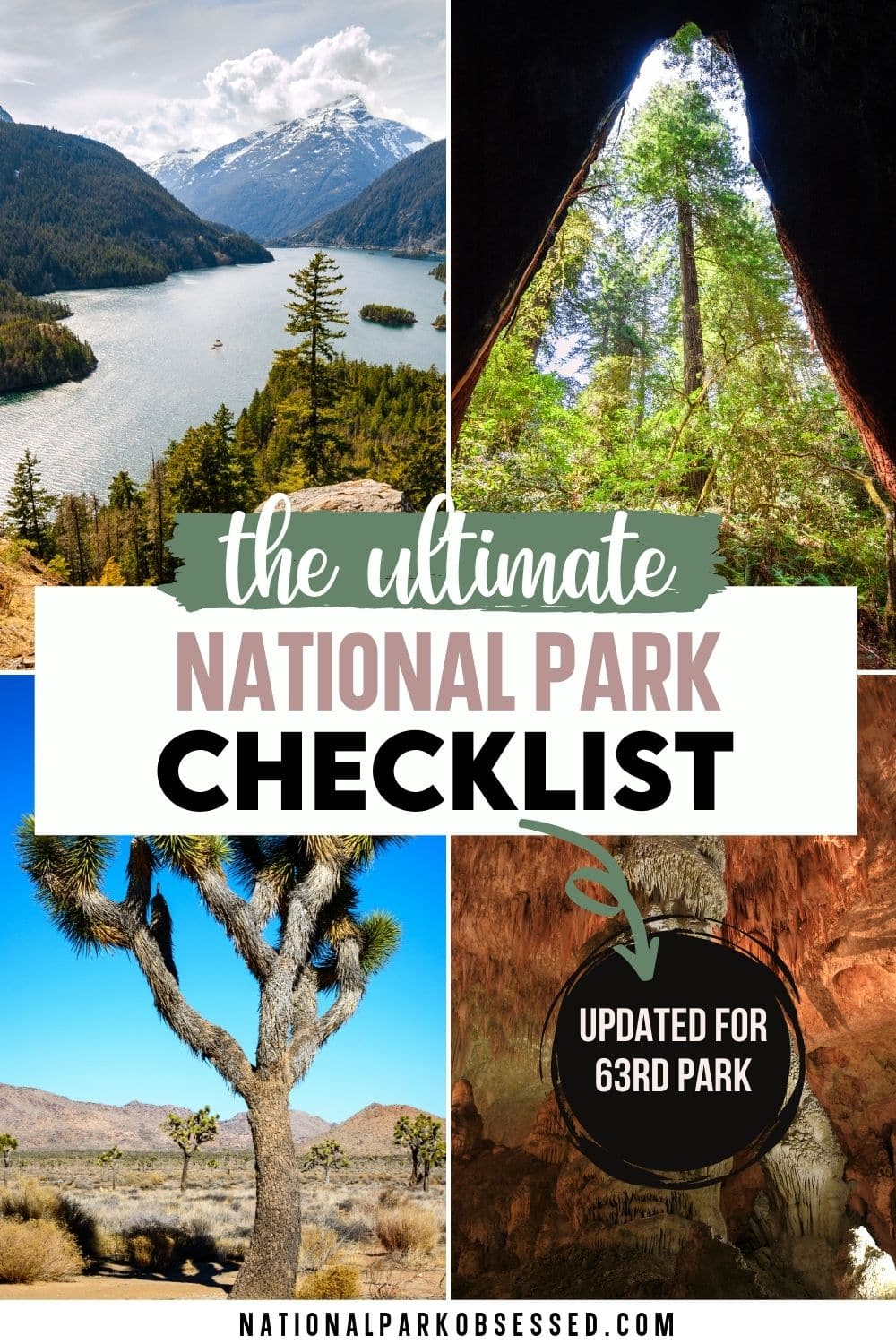The Ultimate FREE U.S. National Park Checklist For 2024 Includes The 63 National Parks