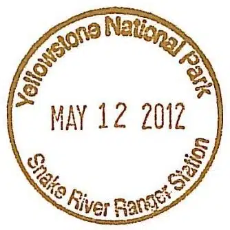 National Park Passport Stamp - Snake River Ranger Station