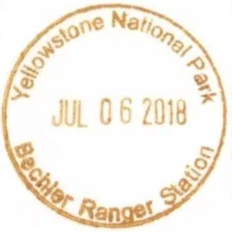 Bechler Ranger Station National Park Passport Stamp