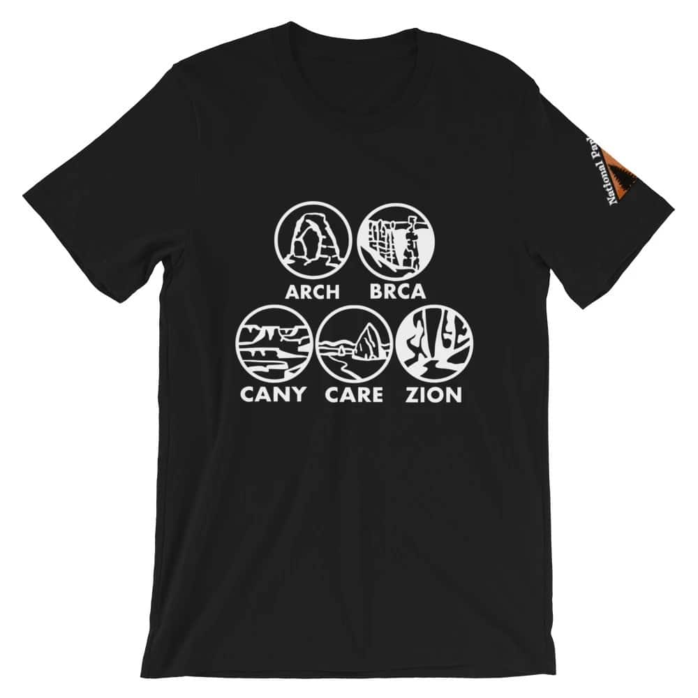 Might Five T-Shirt in Black