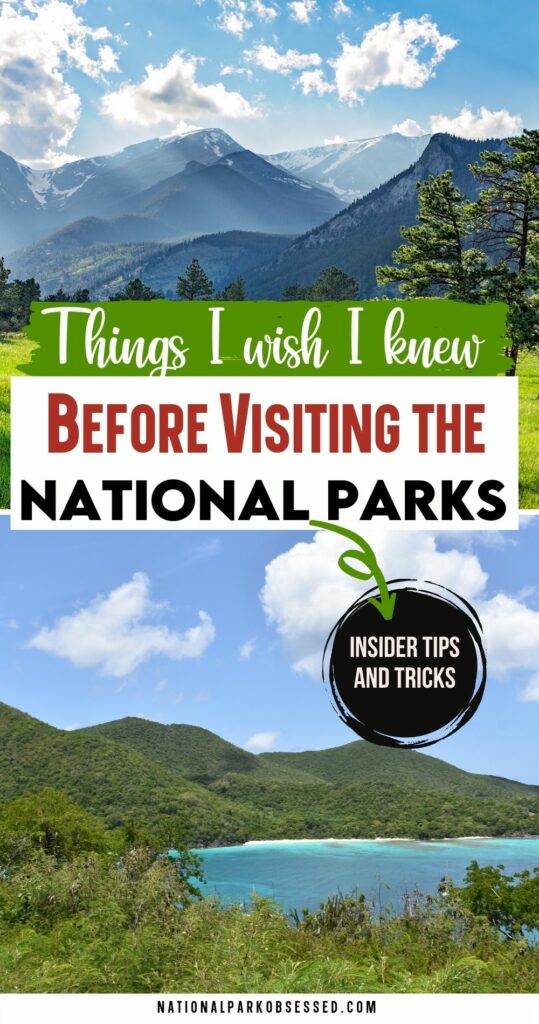 Considering a quest to visit all 63 National Parks?  Here are things this National Park expert wishes I knew before trying to visit all the national parks.  62 National Park / United States National Parks / National Park Blog / US National Park / National Park Trip Planning / National Park Vacation / National Park Checklist