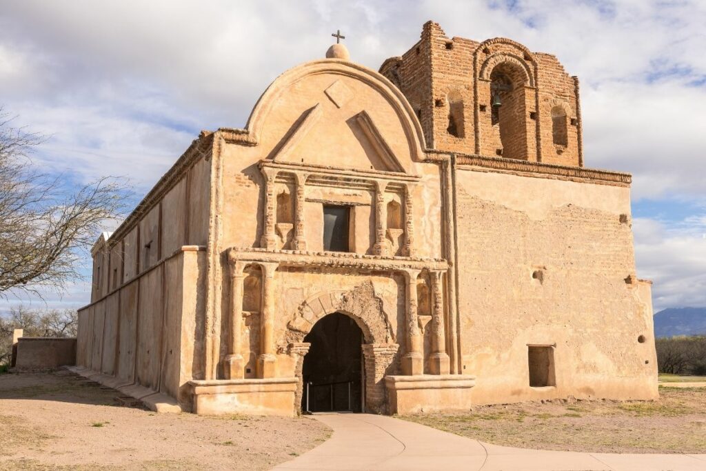 The Spanish mission at Tumacacori 