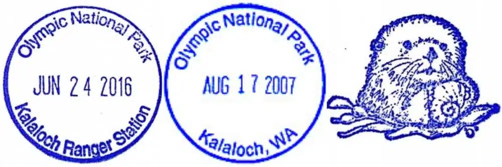 Kalaloch Ranger Information Station Passport Stamp