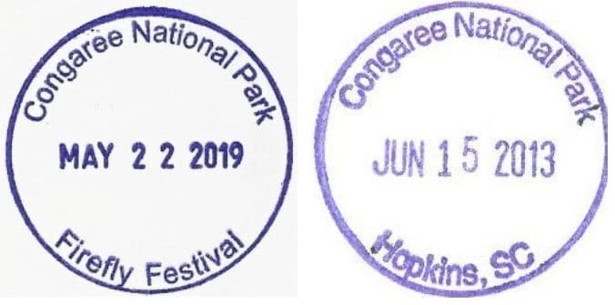Harry Hampton Visitor Center Passport Stamps