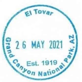 Grand Canyon National Park Passport Stamps - El Tovar Hotel Gift Shop