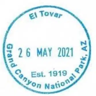 Grand Canyon National Park Passport Stamps - El Tovar Hotel Gift Shop