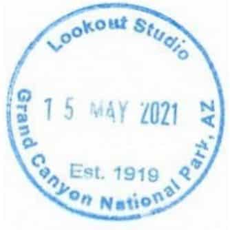 Grand Canyon National Park Passport Stamps - Lookout Studio Gift Shop