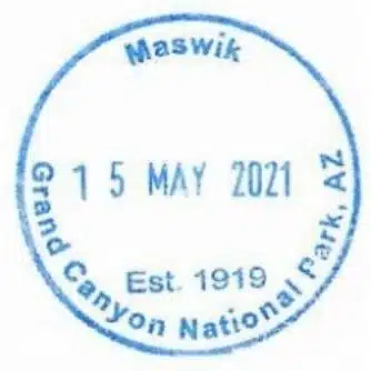 Grand Canyon National Park Passport Stamps - Maswik Lodge Gift Shop