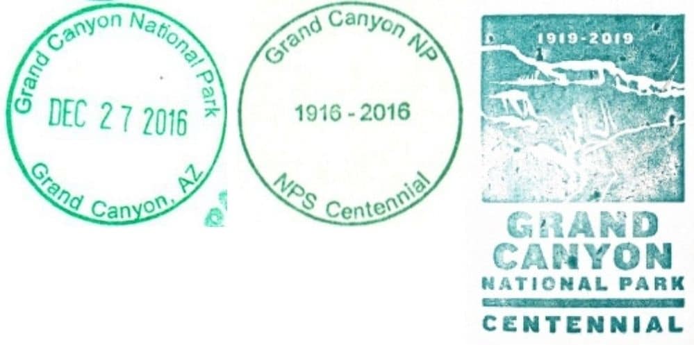 Grand Canyon National Park Passport Stamps - Park Headquarters