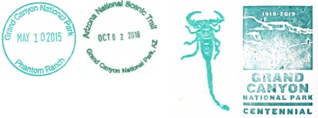 Grand Canyon National Park Passport Stamps - Phantom Ranch Ranger Station