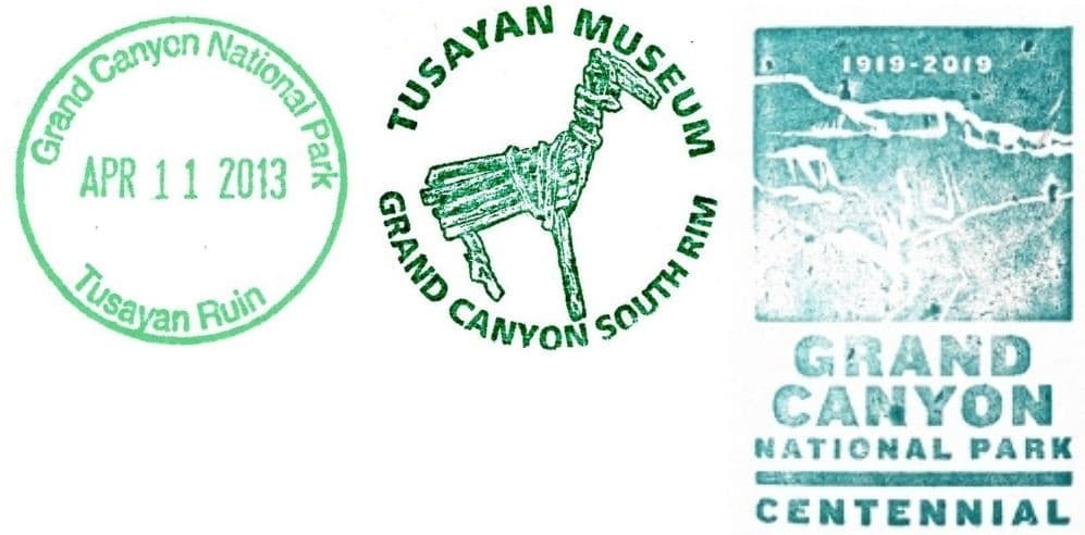 Grand Canyon National Park Passport Stamps - Tusayan Ruin Museum