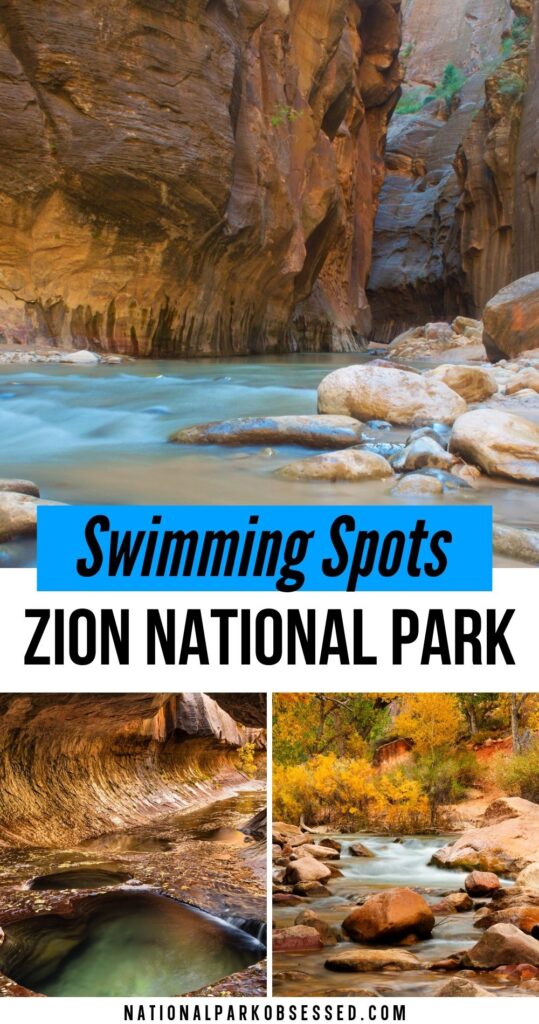 Want to cool off while visiting Zion?  Shockingly there are several places to swim while in the park.  Here are the Best Spots for Zion National Park Swimming?

swimming zion national park / zion national park waterfall / pine creek waterfall zion / tubing in zion national park	