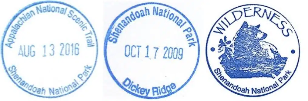 Shenandoah National Park Passport Stamps - Dickey Ridge Visitor Center
