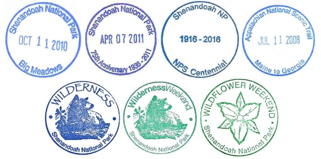 Shenandoah National Park Passport Stamps - Harry F Byrd Visitor Center