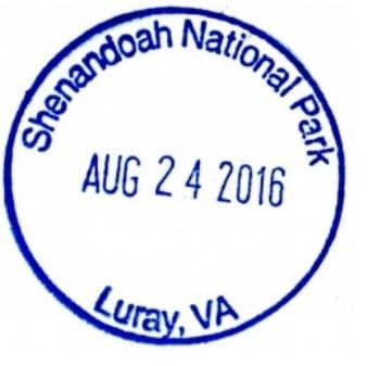 Shenandoah National Park Passport Stamps - Loft Mountain Campground Registration Station
