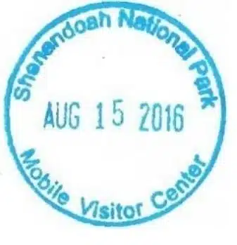 Shenandoah National Park Passport Stamps - Mobile Visitor Center