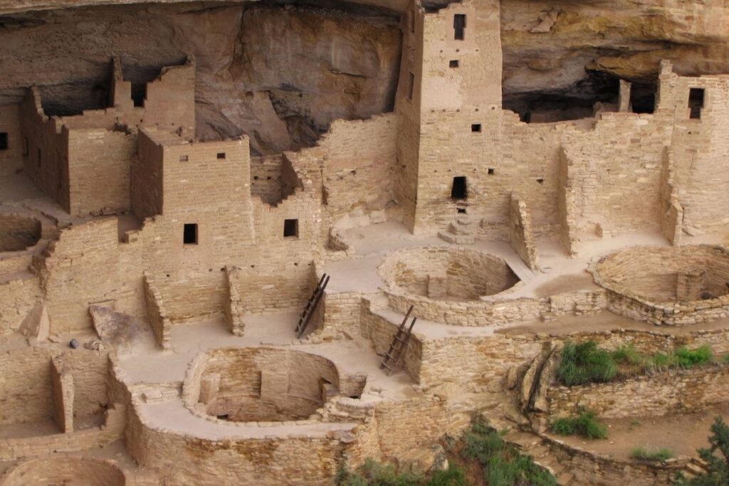 adobe bricks of an Ancestral Puebloan home 