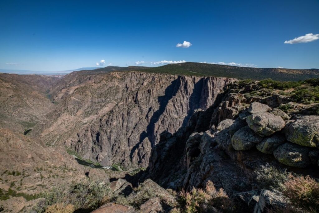 The black walls of Black Canyon