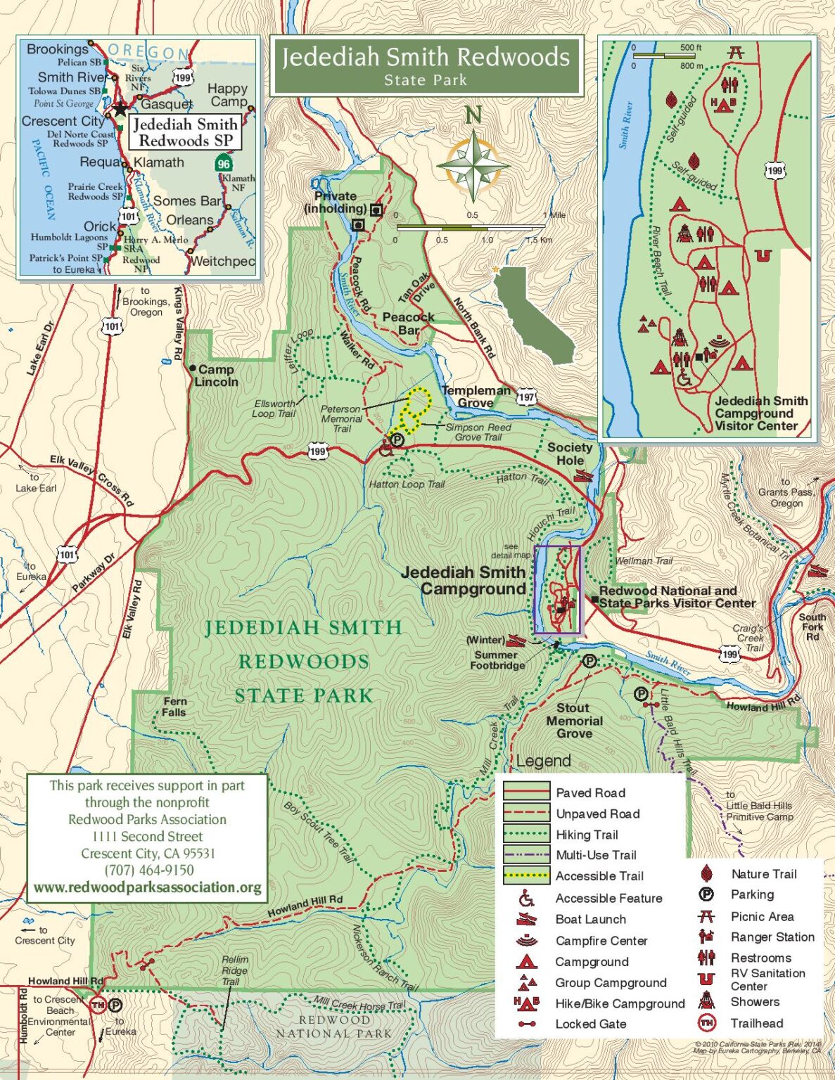 The Best Maps Of Redwood National Park For 2022 - National Park Obsessed