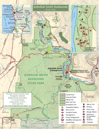 The Best Maps Of Redwood National Park For 2022 - National Park Obsessed