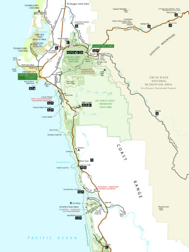 The Best Maps Of Redwood National Park For 2022 - National Park Obsessed