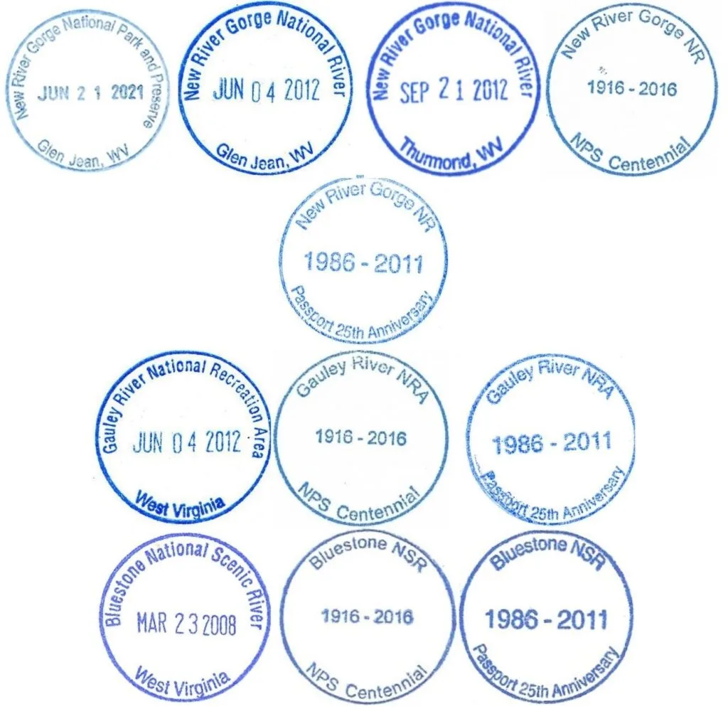 New River Gorge Passport Stamps - Headquarters