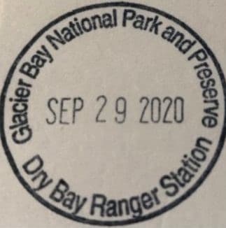 Glacier Bay Passport Stamps - Dry Bay Ranger Station