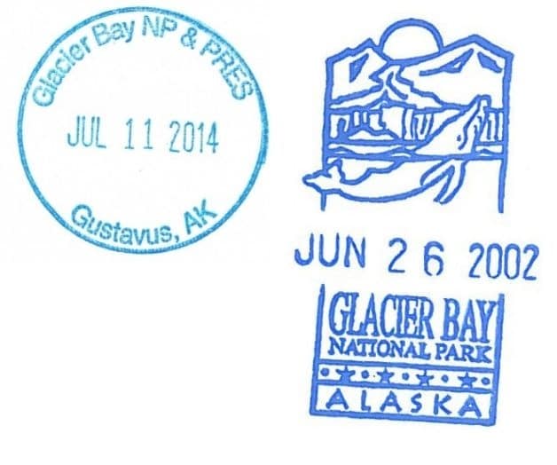 Glacier Bay Passport Stamps - Inside Passage Cruise Ships