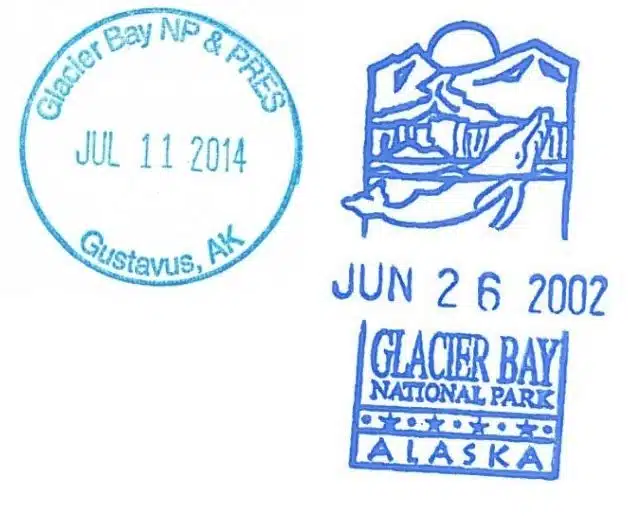 Glacier Bay Passport Stamps - Inside Passage Cruise Ships