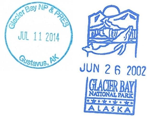 Glacier Bay Passport Stamps -Lodge Visitor Center 2nd floor