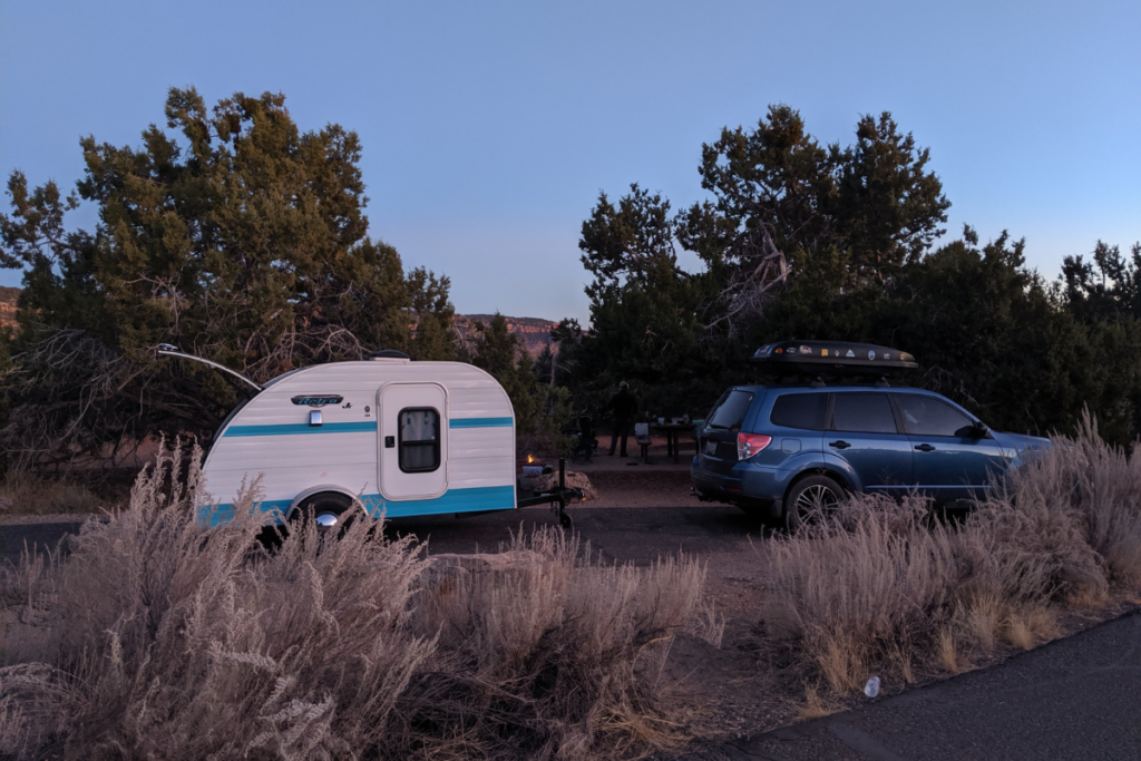 Cotton candy colored skies near Zion National Park.