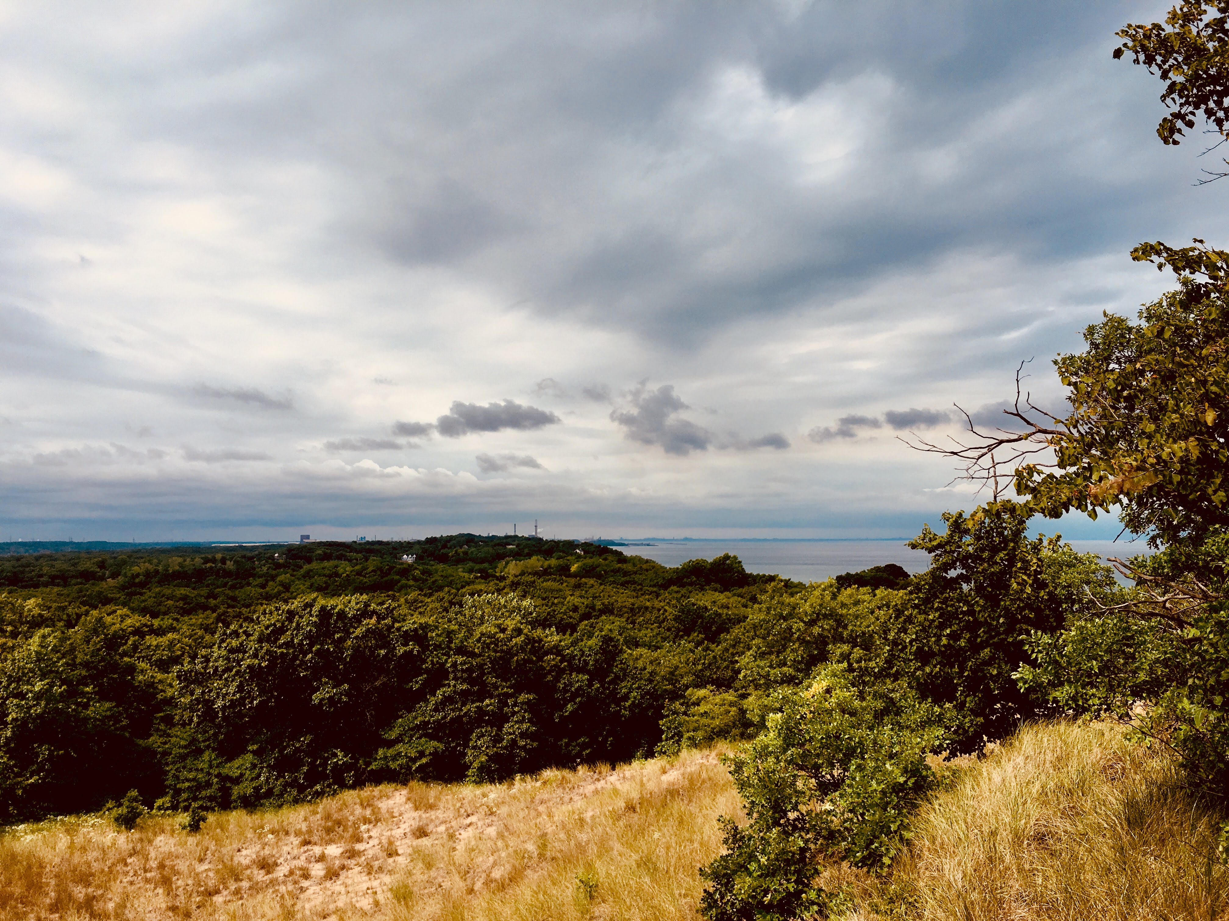 Indiana Dunes stormy view