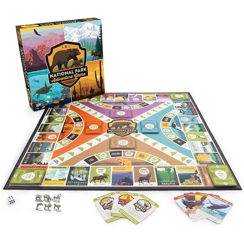 Americanflat National Park Adventure Board Game