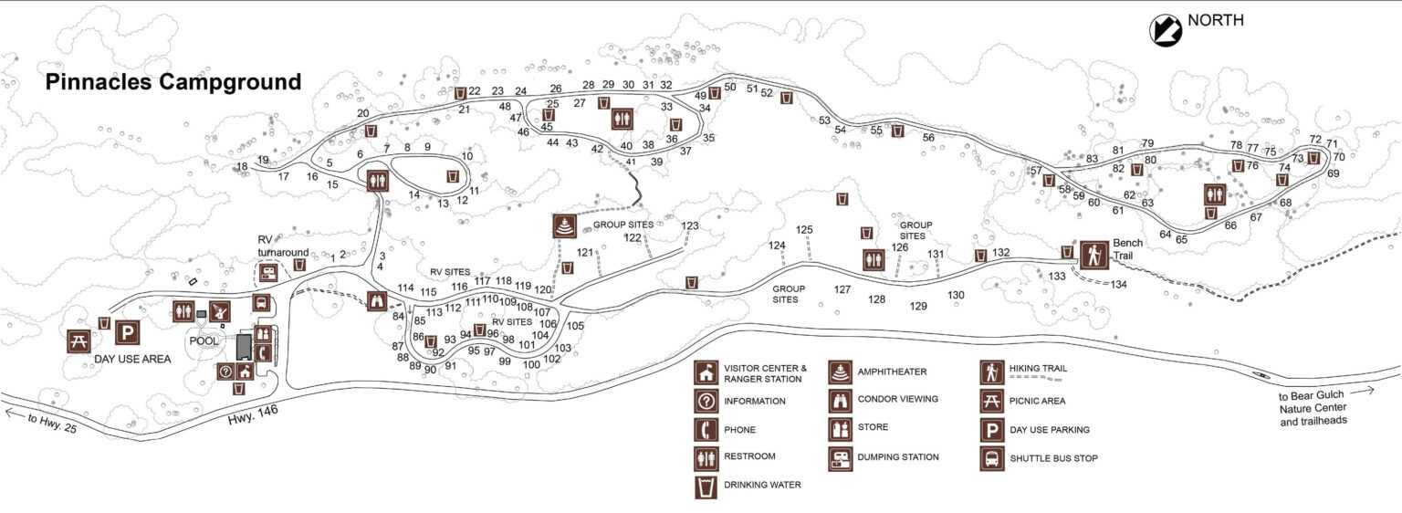 8 Best Pinnacles National Park Maps For 2024 - National Park Obsessed