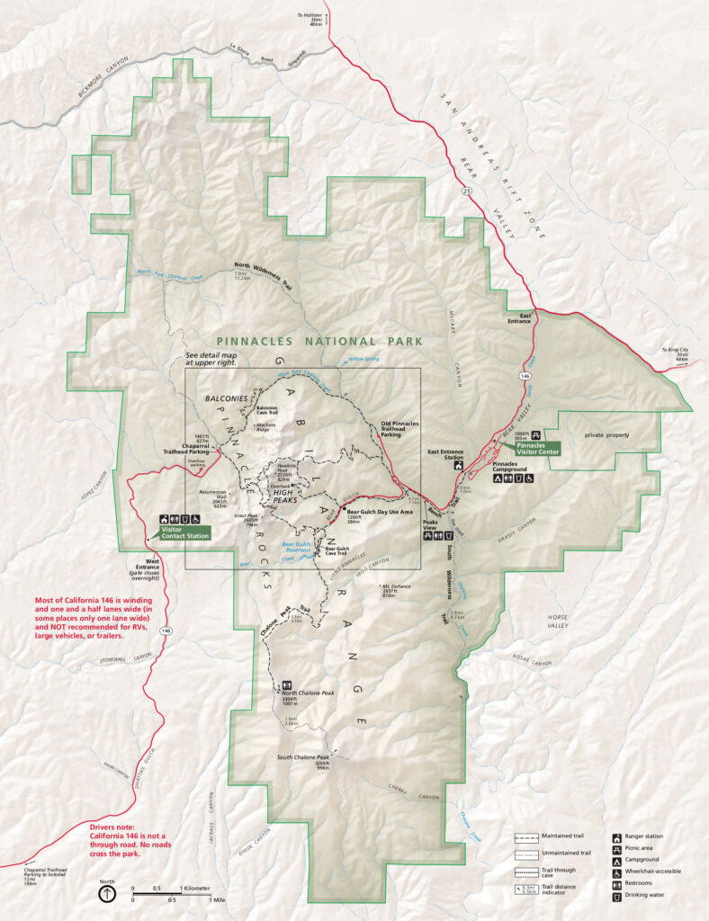 Complete Pinnacles Map