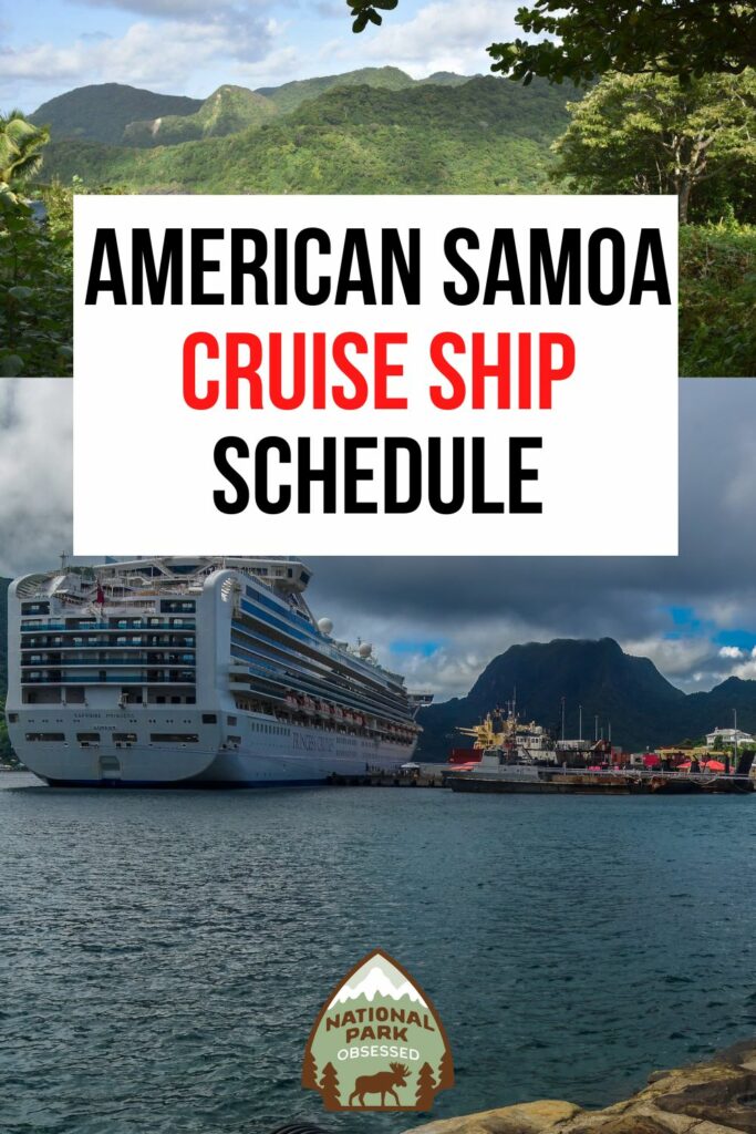 American Samoa Cruise Ship Schedule | Pago Pago Arrivals & Calendar