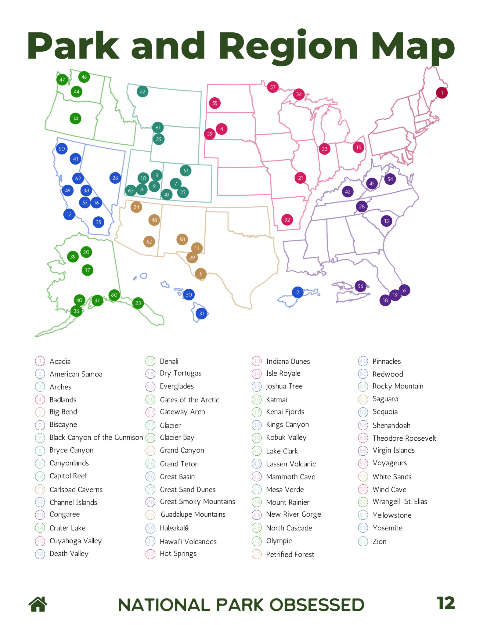 National Park Reservations Master List (2026) - National Park Obsessed